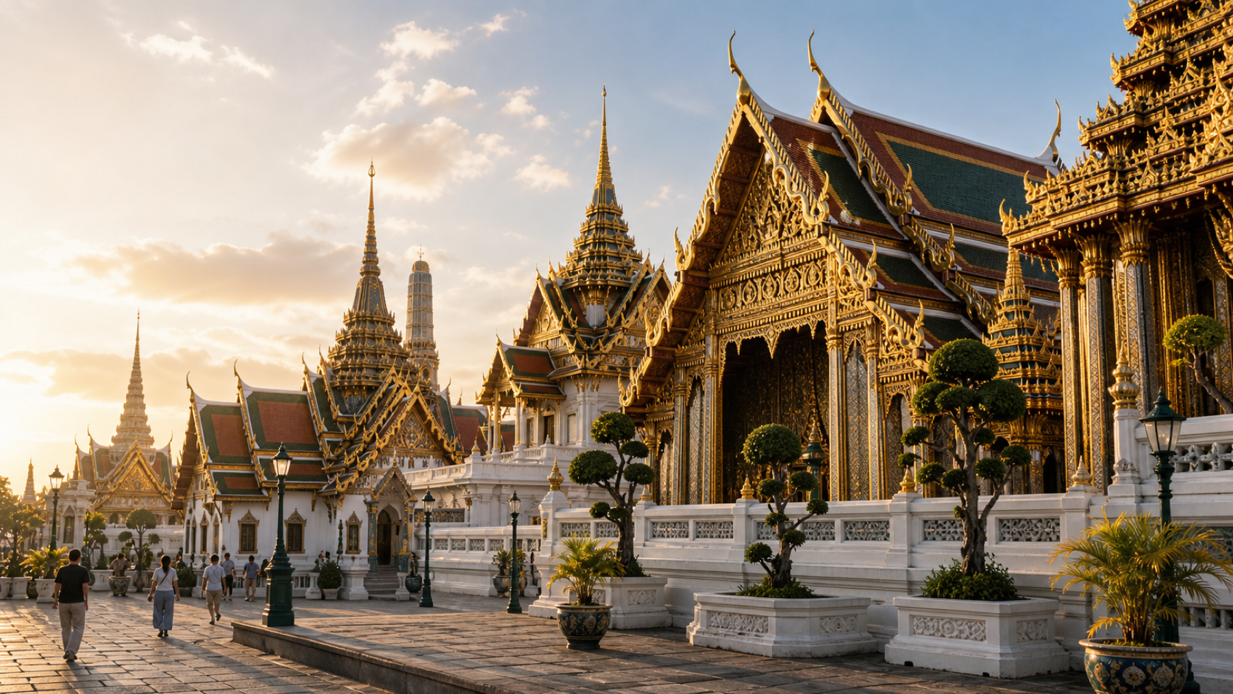 Grand Palace area in Bangkok