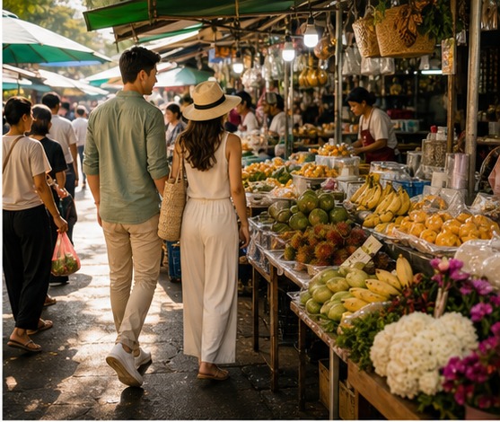 Local market route stop