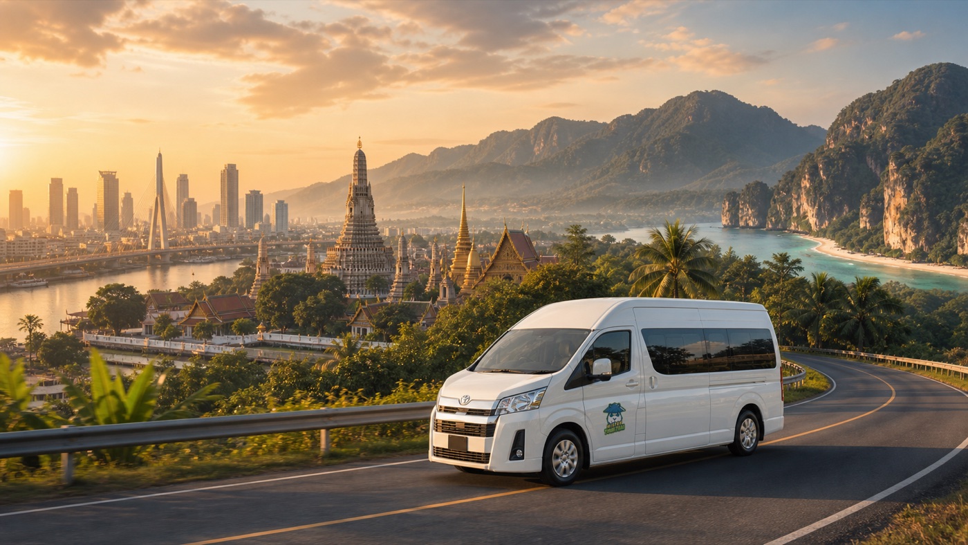 Private van route inspiration across Thailand